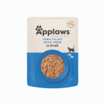 Applaws Cat Tuna Crab Broth t&auml;isv&auml;&auml;rtuslik looduslik m&auml;rgtoit t&auml;iskasvanud kassidele, 70 g