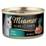 Miamor feine filets t&auml;iskasvanud kassidele, tursk riisiga želees, 100g