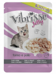 Vibrisse Jelly Kittens Tuna & Chicken konserv kassipoegadele, 70 g