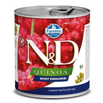 Farmina N&D Dog Quinoa Weight Management konservid t&auml;iskasvanud koertele lambalihaga ja kinoa kaalukontrolliks, 285 g