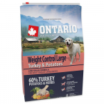 Ontario Dog Large Weight Control Turkey & Potatoes kuivtoit suurtele t&otilde;ugudele kaalukontrolliks kalkuni ja kartuliga, 2.25 kg