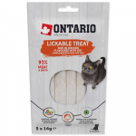 Ontario Lickable Treats Kana maitsega kaeraga kreemjas maius kassidele ja kassipoegadele, 5 x 14 g