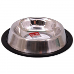 Dog Fantasy roostevabast terasest kauss kummist alusega, 16 cm, 0,18 l