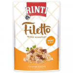 Rinti Filetto Adult kana ja kana s&uuml;damefilee želees koertele, 100 g