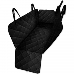 Dog Fantasy Back Seat Cover autoistmekate koerte transportimiseks, 182x142 cm, must