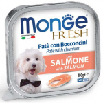 Monge Fresh Salmon pasteet t&uuml;kkidena, koertele, 100 g