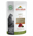 Almo Nature HFC Jelly Tuunikalafilee ja Merivetikatega želees t&auml;iskasvanud kassidele, 55 g