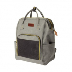 Camon teksariidest hall seljakott loomade transportimiseks, 30x20x43 cm, koertele ja kassidele kuni 5 kg