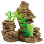 Aqua Excellent Artificial Rock with Plant akvaariumi dekoratsioon taimedega, 14x10,5x13 cm
