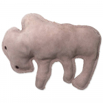 Dog Fantasy Dura-fused piisoni m&auml;nguasi koertele, piiksuva heliga, nahast ja džuudist, 28 cm