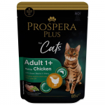 Prospera Plus Pouch Adult 1+, Kana, Oad m&auml;rgtoit kassidele kanaliha ja ubade kastmes, 85 g