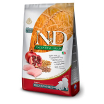 Farmina N&D Dog Low Grain Puppy M/L madala teraviljasisaldusega kuivtoit suurtele kutsikatele ja imetavatele emastele kanaga ja granaat&otilde;unaga, 12 kg