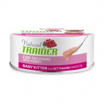 Natural Trainer Cat Baby Kitten Turkey Toidukonservid kassipoegadele alates 3. elun&auml;dalast, 80 g
