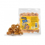 Hau&Miau Fish Rings Wrapped In Soft Chicken t&auml;iends&ouml;&ouml;t t&auml;iskasvanud koertele, 500 g