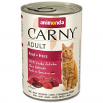 Animonda Carny Adult Beef + Hearts konservid t&auml;iskasvanud kassidele, 400 g