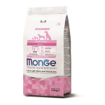 Monge All Breeds Puppy & Junior Pork, Rice and Potatoes monoproteiin kuivtoit k&otilde;ikide t&otilde;ugu kutsikatele ja junioritele sealihaga, riisi ja kartuliga, 12 kg