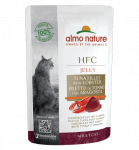 Almo Nature HFC Jelly Tuunikalafilee ja Hummeriga želees kassidele, 55 g