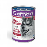 Gemon Dog Pate Adult with Beef Tripe kompleksne m&auml;rgtoit t&auml;iskasvanud koertele veiseliha triibuga, 400 g