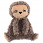 Dog Fantasy Sloth Dog Toy pl&uuml;&uuml;sist m&auml;nguasi koertele piiksuva elemendiga, 28 cm