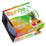 Monge Fruits Chicken & Fruits konserv pieaugu&scaron;atele kassidele kanaliha ja puuviljadega, 80 g
