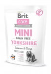 Brit Care Mini Salmon & Herring Grain Free kuivtoit Yorkshire terjeritele ja v&auml;ikestele t&otilde;ugudele, 400 g