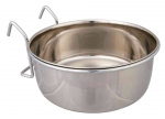 Trixie Stainless Steel Bowl With Holder roostevabast terasest kauss hoidikuga n&auml;rilistele, 900 ml/&oslash; 14 cm