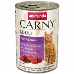 Animonda Carny Adult beef + lamb m&auml;rgtoit t&auml;iskasvanud kassidele veiseliha ja lambalihaga, 400 g