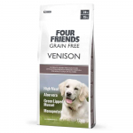 FourFriends Venison Grain Free monoproteiiniga teraviljavaba kuivtoit koertele hirvelihaga, 12 kg