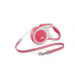 Flexi New Comfort S lintrihm koertele, 8 m, punane