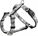 Trixie Silver Reflect H-Harness S-M rindkere rakmed koertele, reguleeritav 40-65 cm/20 mm