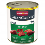 Animonda Gran Carno Can Adult With Venison m&auml;rgtoit t&auml;iskasvanud koertele jahiliha, 800 g