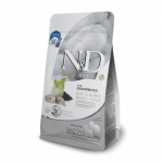 Farmina N&D Quinoa White Coat Adult Medium/Maxi Merikoger, Spirulina & Fenkool teralisest toidust keskmistele ja suurtele t&auml;iskasvanud koertele valge karvkattega, 7 kg