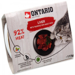 Ontario Maks t&auml;isv&auml;&auml;rtuslik konserv t&auml;iskasvanud kassidele maksaga, 115 g