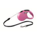 Flexi New Classic S 5m Pink Tross automaatne trossi rihm koertele kuni 12 kg, 5 m