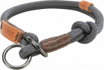 Trixie BE NORDIC Choke krae koertele, suurus S, pikkus 35 cm, l&auml;bim&otilde;&otilde;t 6 mm, tumethall/pruun