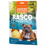 Rasco Premium Rawhide Chicken With Buffalo Knots mai&scaron;elis &scaron;unims su vi&scaron;tiena ir jautienos oda, 11 cm, 80 g