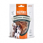 Boxby Chicken Snacks maiuspalad t&auml;iskasvanud koertele, 100 g