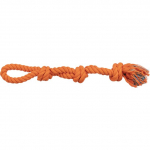 Trixie Playing Rope punutud puuvillane k&ouml;iem&auml;nguasi koertele, v&auml;rviline, 60 cm