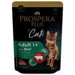 Prospera Plus Cat Pouch Adult 1+ Veiseliha Ja Porgand m&auml;rgtoit kassidele veiseliha ja porgandite kastmes, 85 g