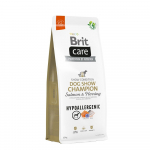 Brit Care Hypoallergenic Dog Show Champion kuivtoit t&auml;iskasvanud koertele, l&otilde;he ja heeringaga, 12 kg