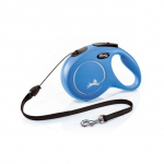Flexi New Classic M 8m Trossrihm koertele kuni 20 kg, sinine