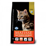 Farmina Matisse Neutered Salmon t&auml;iss&ouml;&ouml;t steriliseeritud kassidele l&otilde;he ja riisiga, 10 kg
