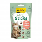 GimCat Mini Sticks l&otilde;he ja kinoa maiuspalad kassidele, 50 g