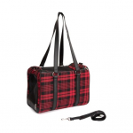 Camon Tartan transpordikott koertele ja kassidele k&auml;epideme ja &otilde;larihmaga, 42x23.5x29 cm
