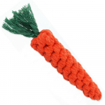 Dog Fantasy Carrot Cotton Rope puuvillane k&ouml;iem&auml;nguasi koertele hammaste puhastamiseks, 20 cm