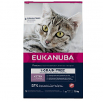 Eukanuba Grain Free Salmon teraviljavaba kuivtoit kassipoegadele l&otilde;hega, 10 kg
