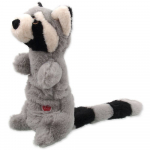 Dog Fantasy Skinneeez Stretch And Squeak Plush Raccoon pl&uuml;&uuml;sist m&auml;nguasi koertele vilega, 45 cm
