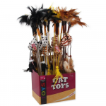 Magic Cat pl&uuml;&uuml;s hiir sulgedega ja PVC-vardaga kassidele, 20 cm, 46 cm