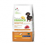 Natural Trainer Sensitive No Gluten Adult Mini Lamb gluteenivaba kuivtoit tundlikele v&auml;ikestele t&auml;iskasvanud koertele, lambalihaga, 2 kg