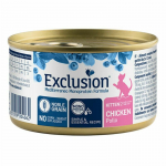 Exclusion Grain Free kassipojakonservid kodulinnulihaga, 85 g